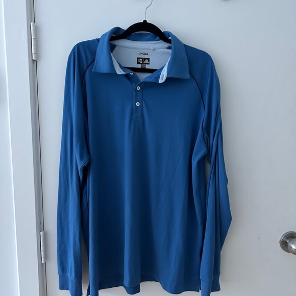 Adidas Climawarm Long Sleeve Polo - Picture 3 of 3